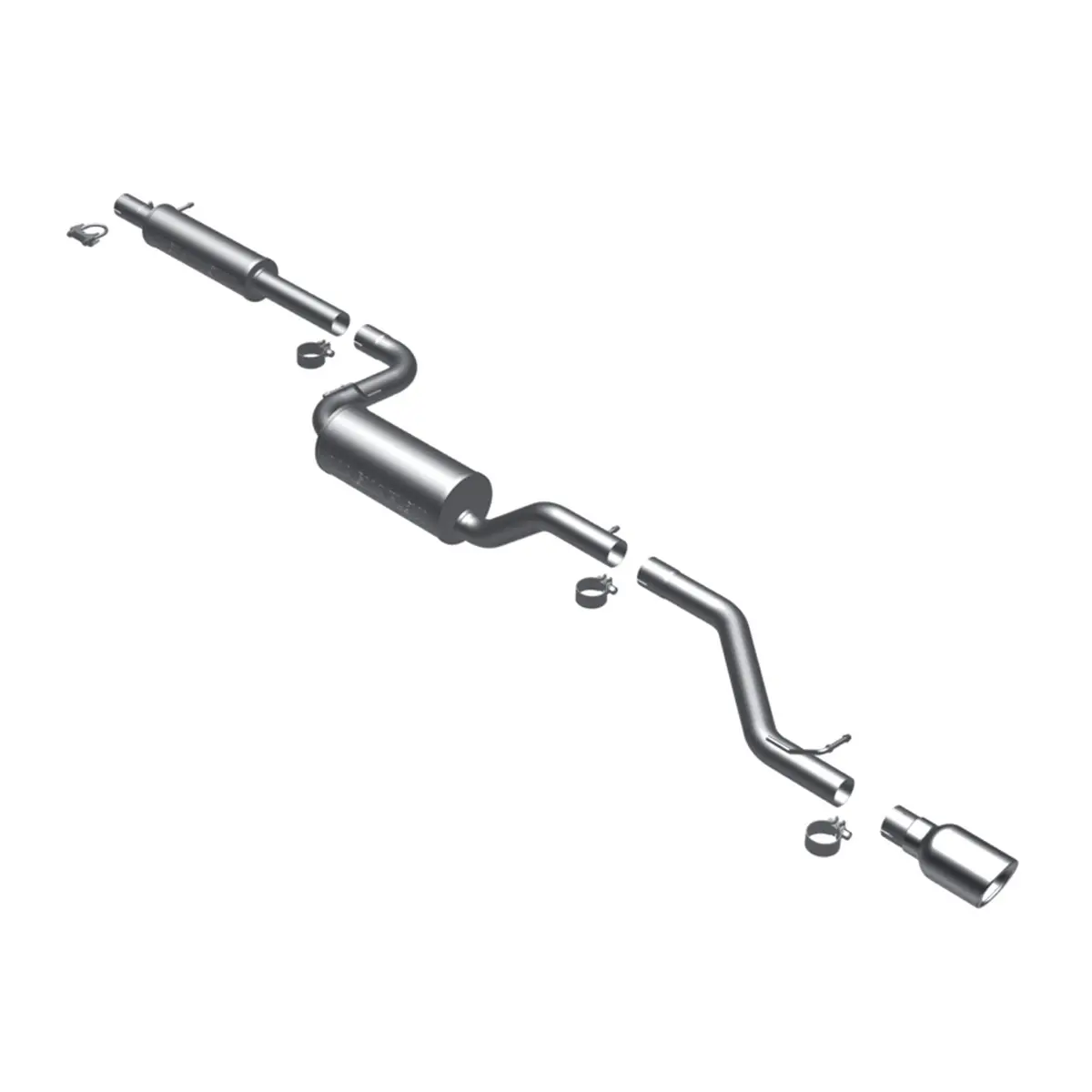 Magnaflow 2007-2009 Mazda 3 Street Series Cat-Back Performance Exhaust System 1