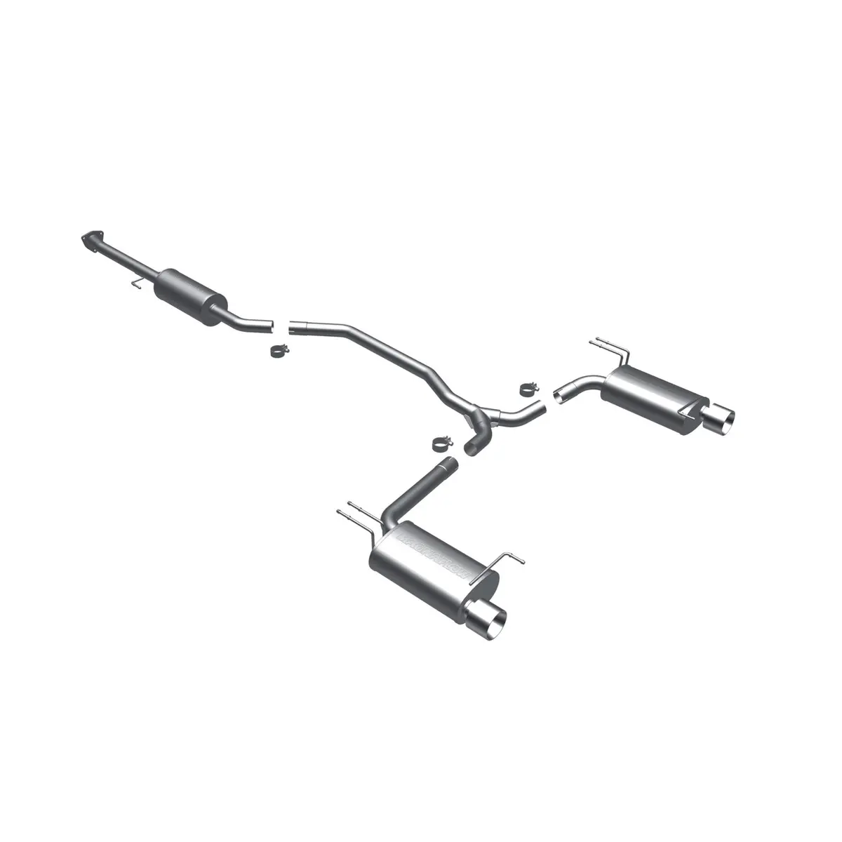 Magnaflow 2008-2012 Honda Accord Street Series Cat-Back Performance Exhaust System 1