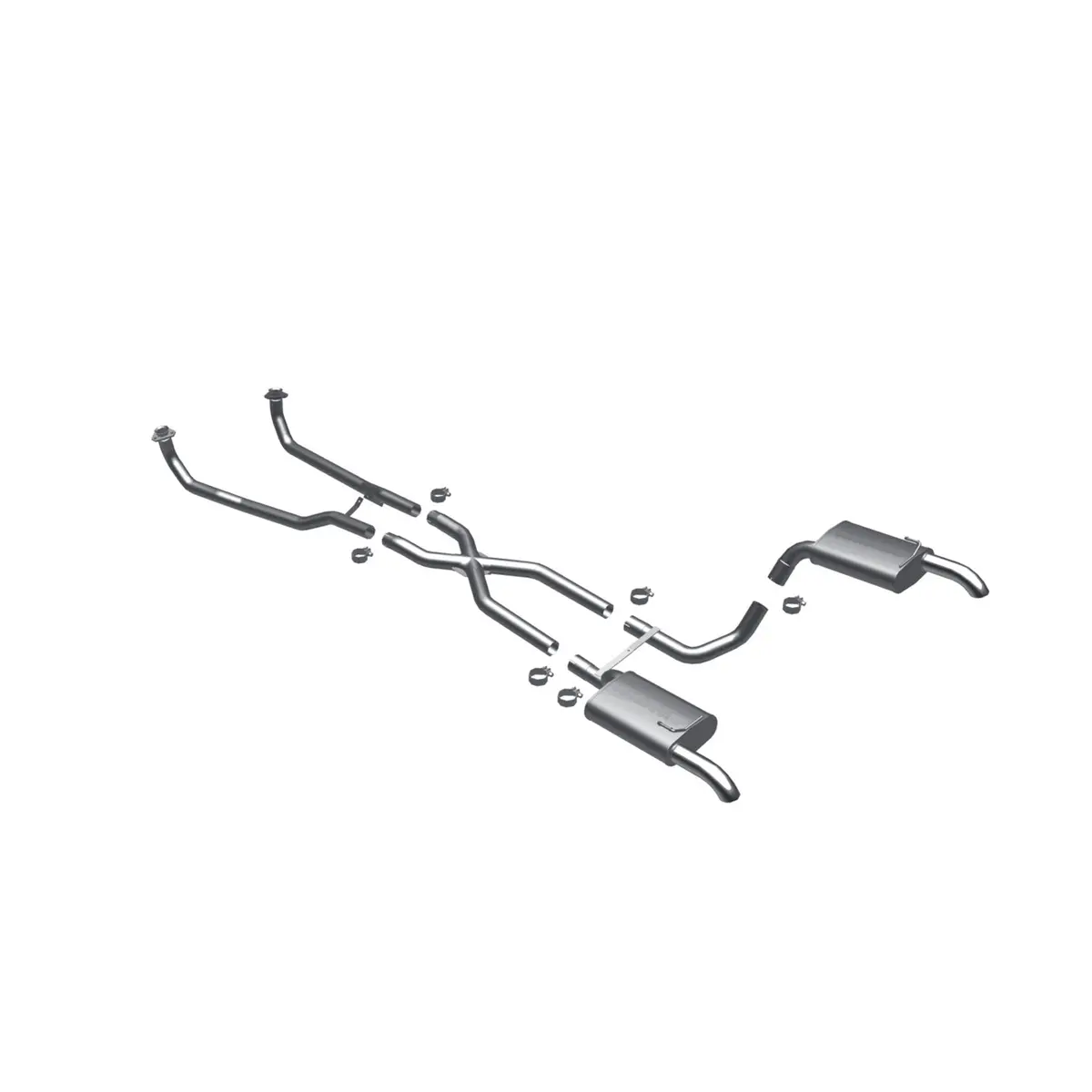 Magnaflow 1968-1973 Chevrolet Corvette Street Series Crossmember-Back Performance Exhaust System 1