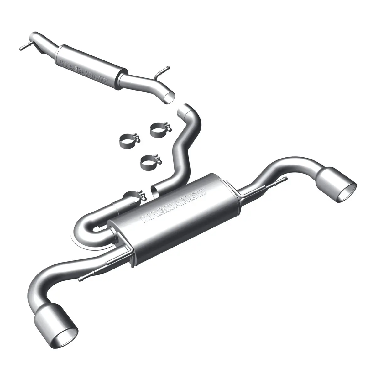 Magnaflow 2008-2009 Audi Tt Quattro Sport Series Cat-Back Performance Exhaust System 1