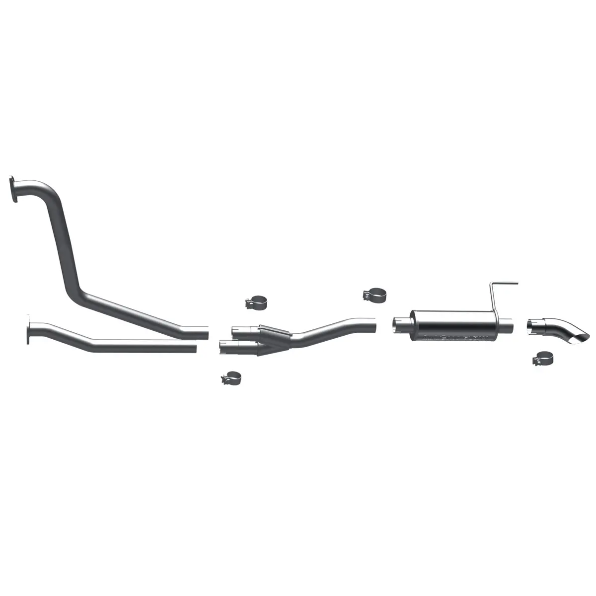 Magnaflow 2007-2015 Nissan Titan Off-Road Pro Series Cat-Back Performance Exhaust System 1