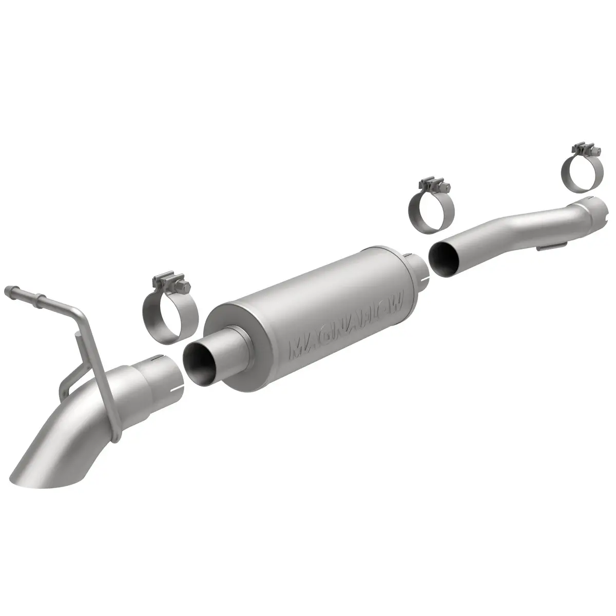 Magnaflow 2007-2011 Jeep Wrangler Off-Road Pro Series Cat-Back Performance Exhaust System 1