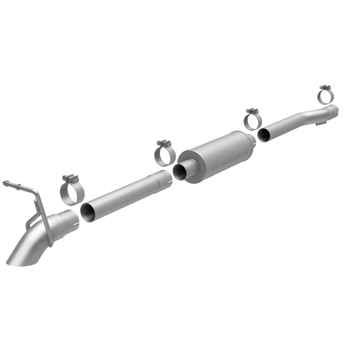 Magnaflow 2007-2011 Jeep Wrangler Off-Road Pro Series Cat-Back Performance Exhaust System 1
