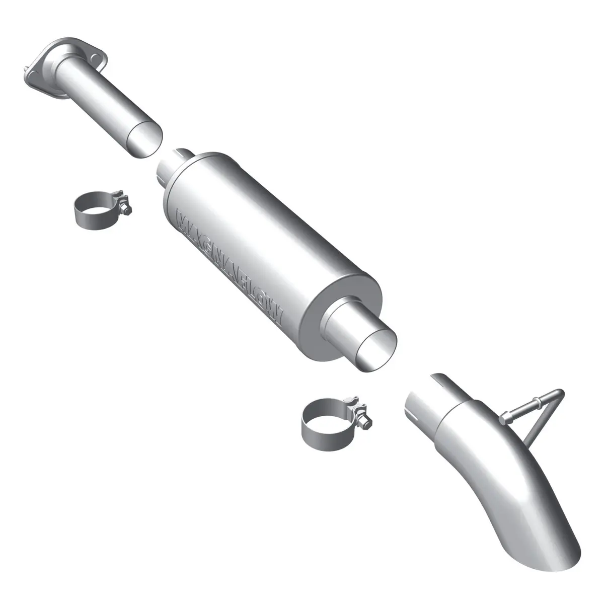 Magnaflow 2004-2006 Jeep Wrangler Off-Road Pro Series Cat-Back Performance Exhaust System 1