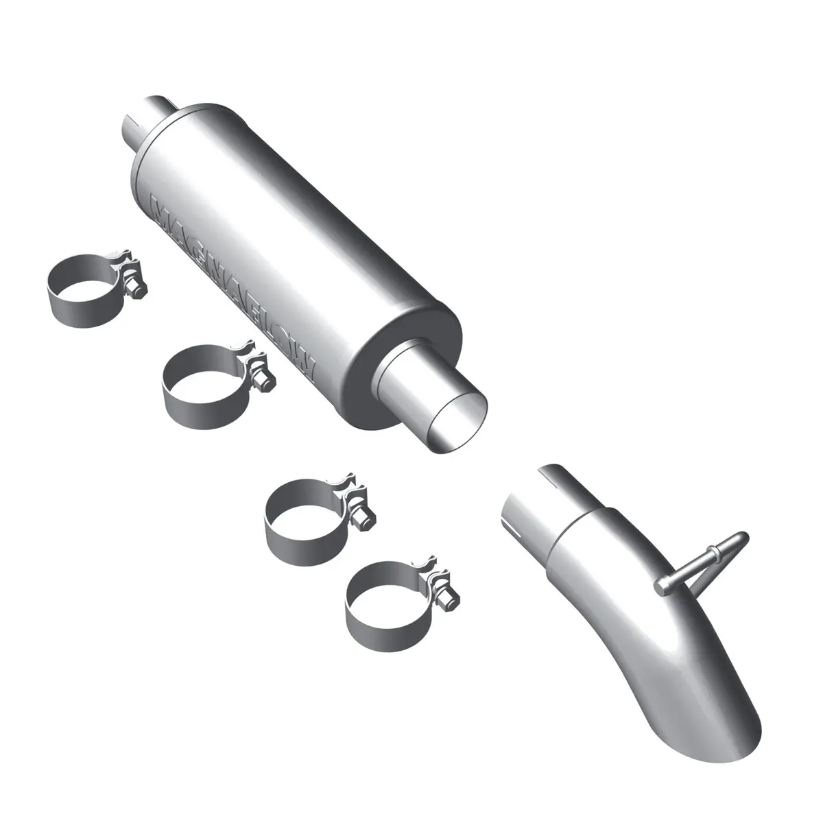 Magnaflow 1997-1999 Jeep Wrangler Off-Road Pro Series Cat-Back Performance Exhaust System 1