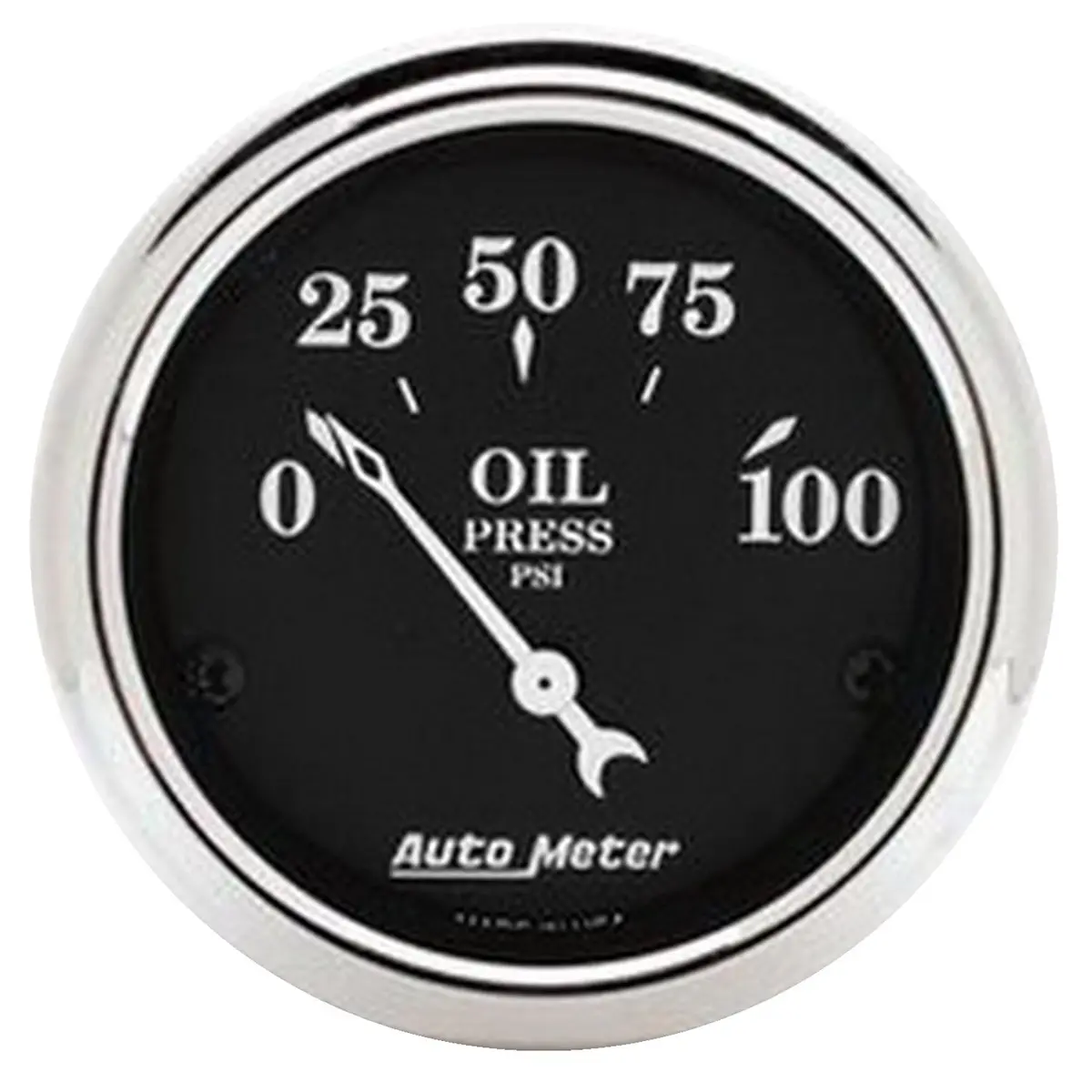 2-1/16 In. Oil Pressure 0-100 Psi Old Tyme Black 1
