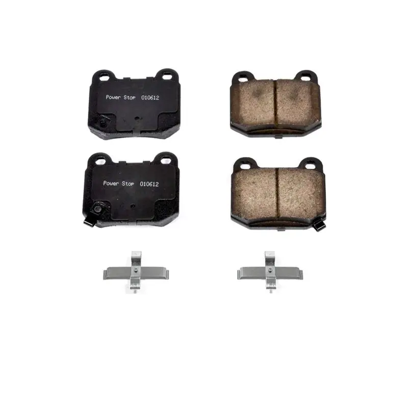 Power Stop 03-05 Infiniti G35 Rear Z17 Evolution Ceramic Brake Pads W/Hardware 1