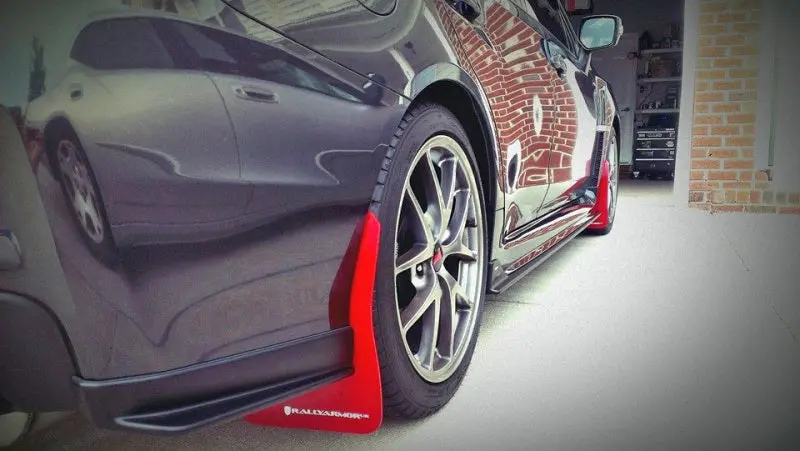 Rally Armor 15-21 Subaru Wrx/Sti Black Ur Mud Flap W/Red Logo 2