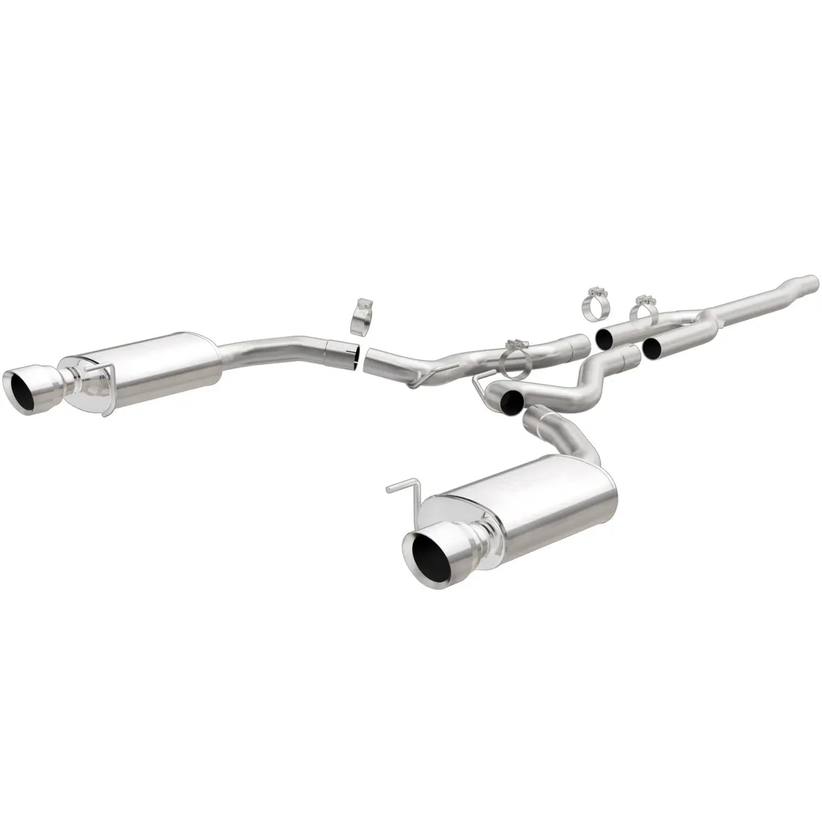 Magnaflow 2015-2023 Ford Mustang Street Series Cat-Back Performance Exhaust System 1