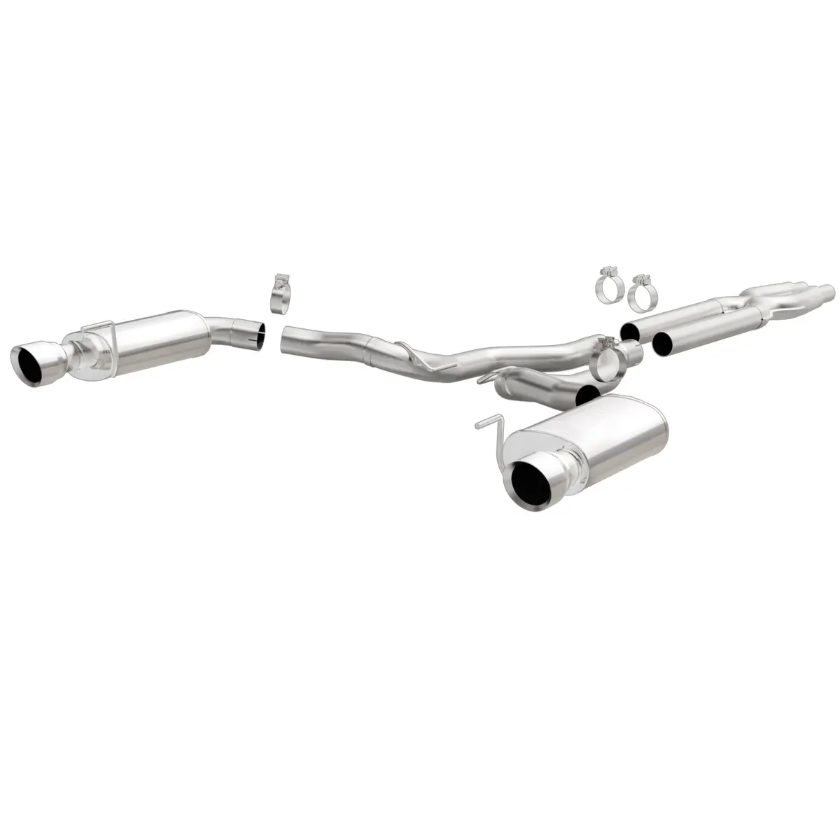 Magnaflow 2015-2017 Ford Mustang Street Series Cat-Back Performance Exhaust System 1