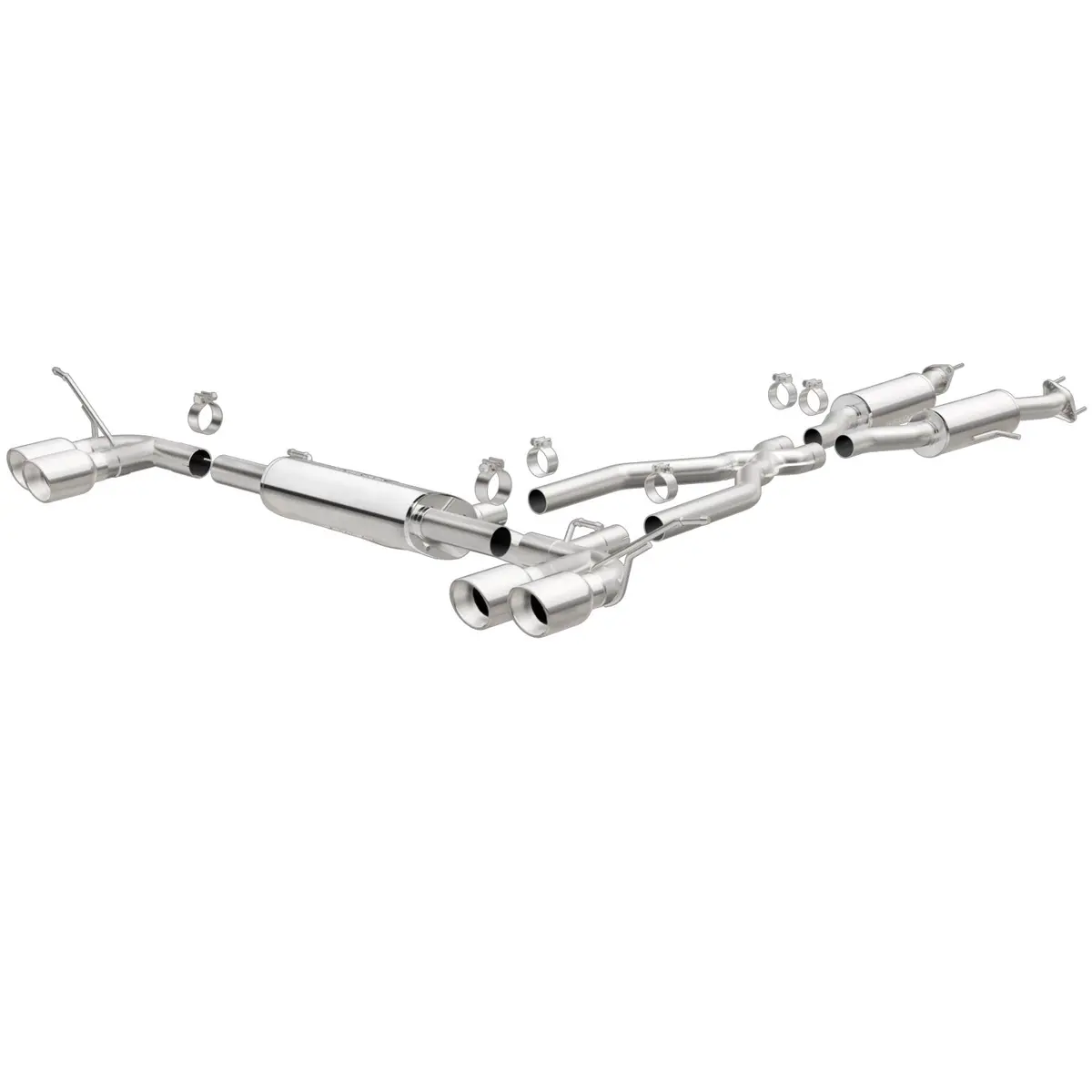 Magnaflow 2014-2021 Jeep Grand Cherokee Street Series Cat-Back Performance Exhaust System 1