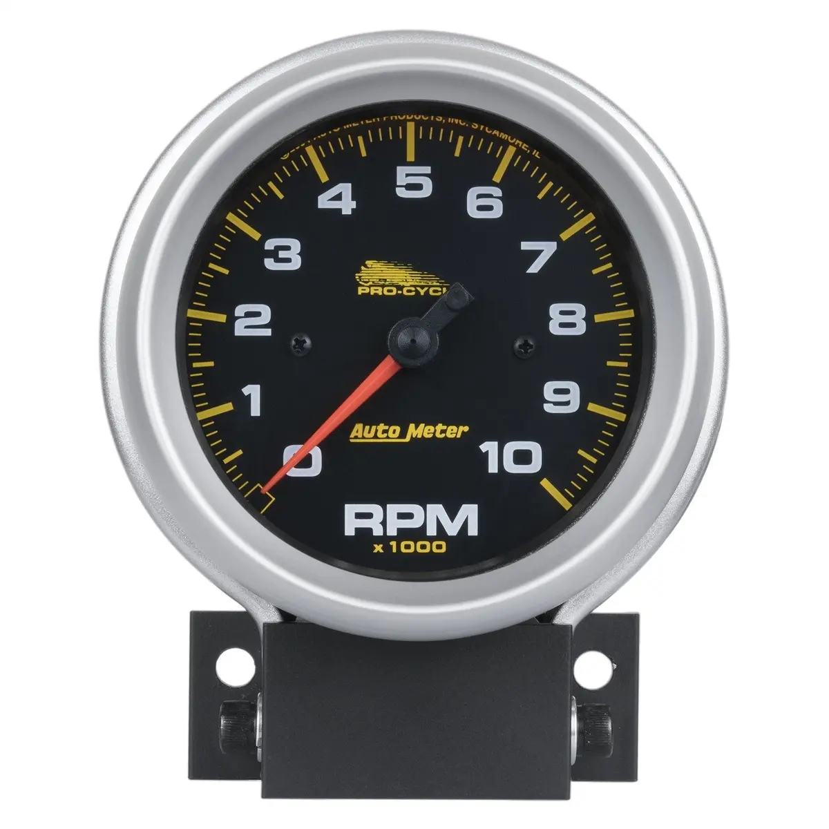 3-3/4 In. Tachometer 0-10000 Rpm Black Pro-Cycle 1