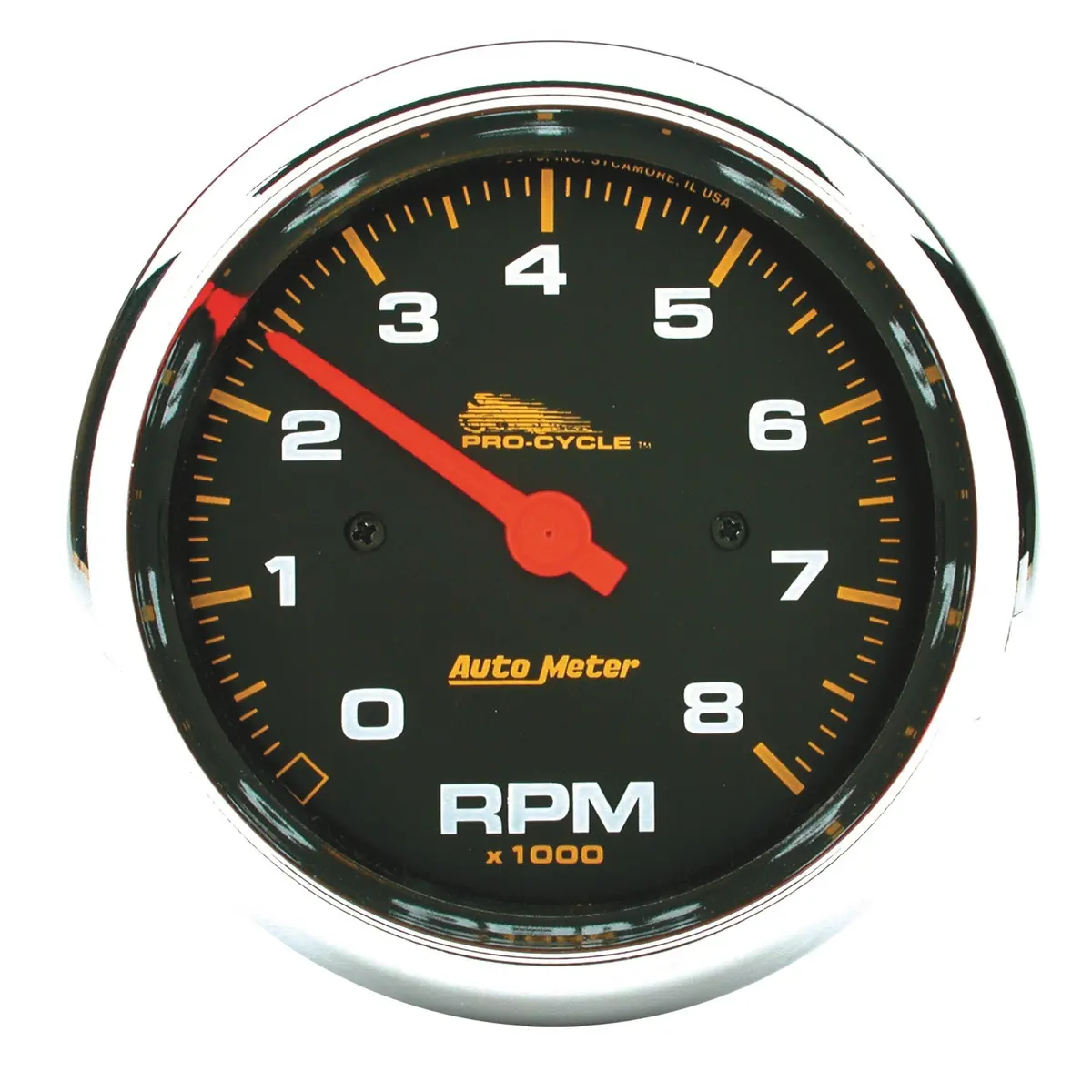 3-3/4 In. Tachometer 0-8000 Rpm Black Pro-Cycle 1