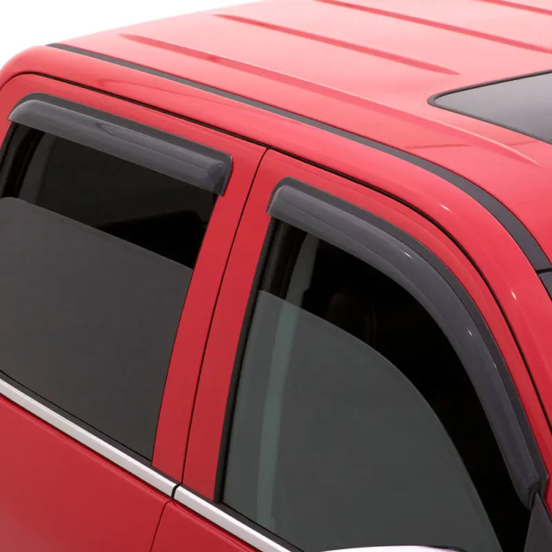 Avs 09-13 Subaru Forester Ventvisor Outside Mount Window Deflectors 4Pc - Smoke 1