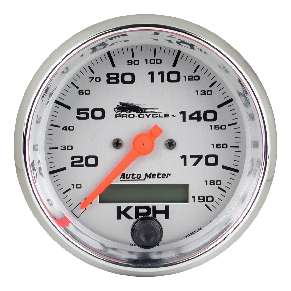 3-3/4 In. Speedometer 0-120 Mph Silver Pro-Cycle 1