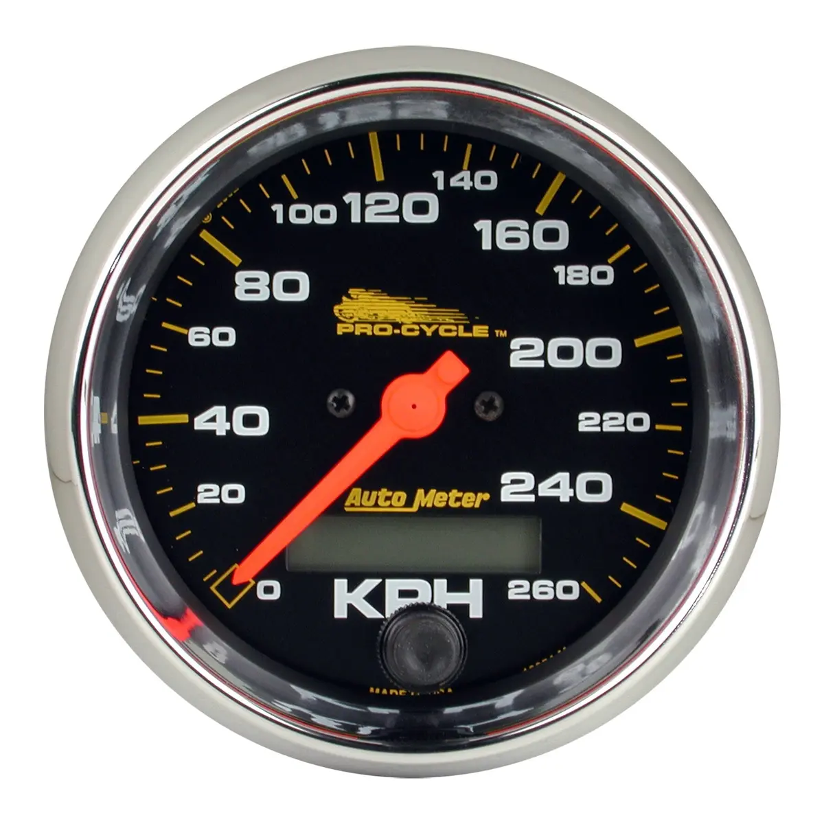 3-3/4 In. Speedometer 0-160 Mph Black Pro-Cycle 1