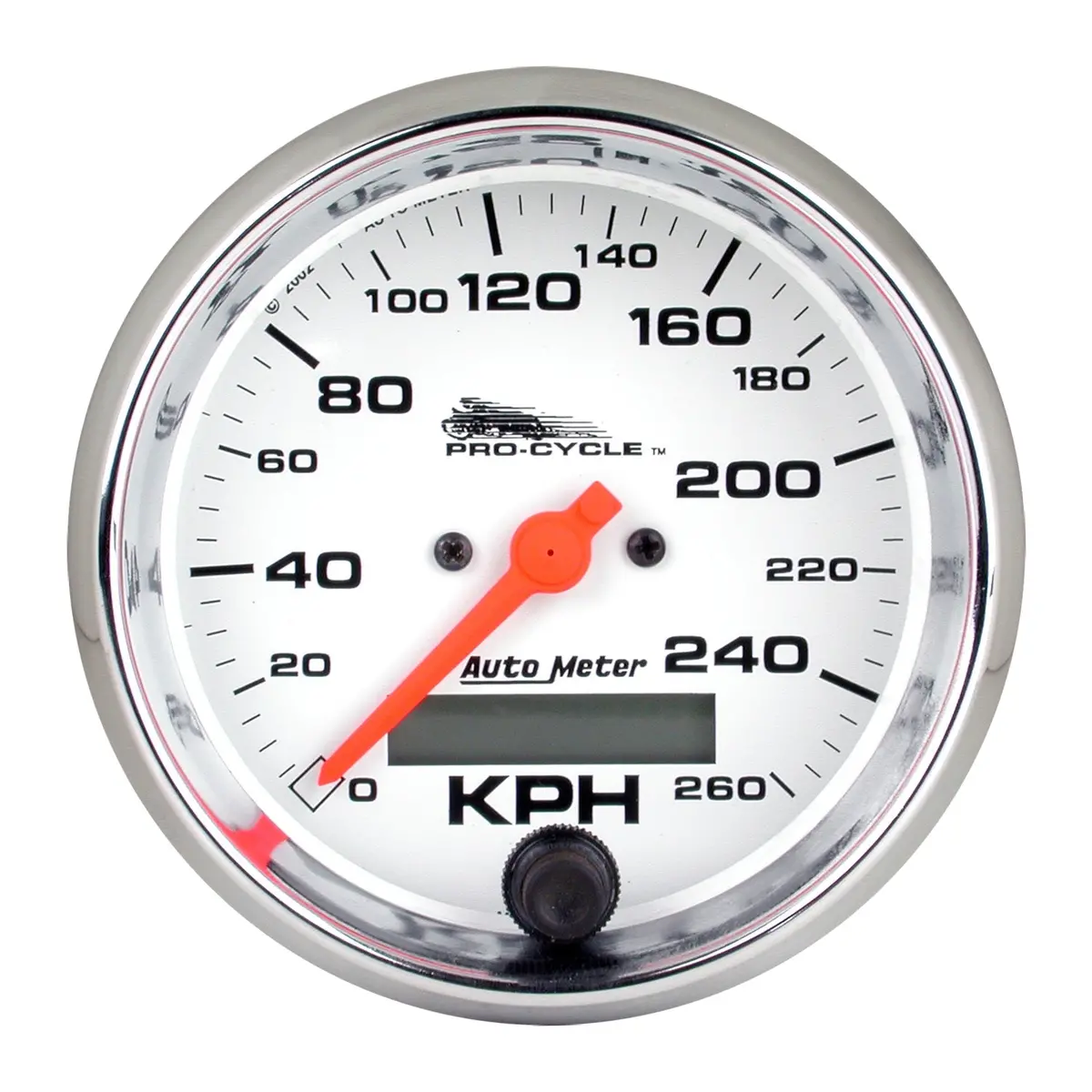 3-3/4 In. Speedometer 0-160 Mph White Pro-Cycle 1