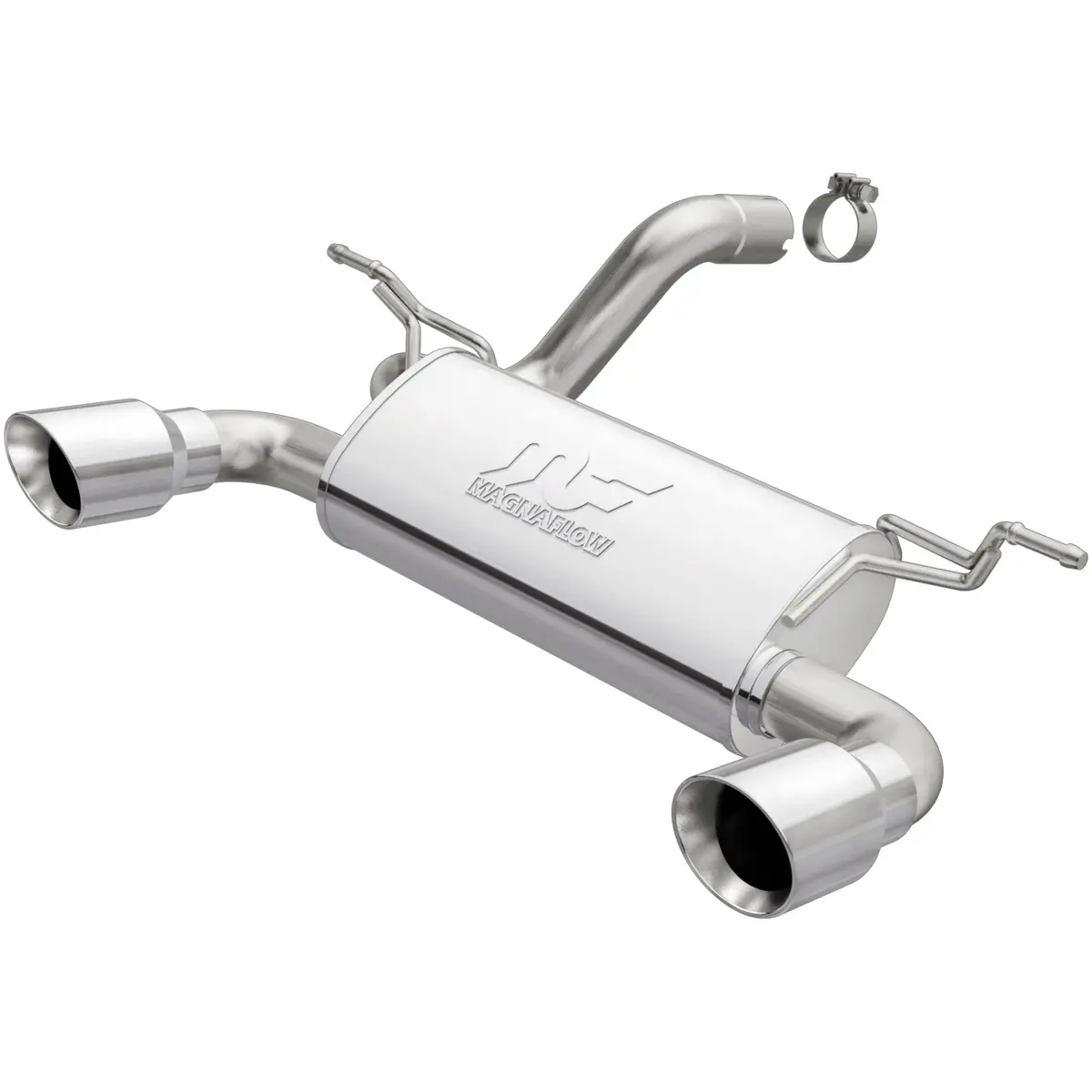 Magnaflow 2018-2024 Jeep Wrangler Street Series Axle-Back Performance Exhaust System 1