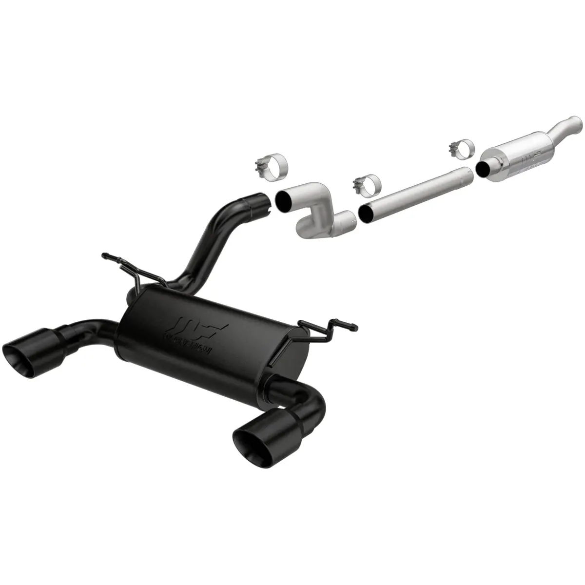 Magnaflow 2018-2023 Jeep Wrangler Street Series Cat-Back Performance Exhaust System 1