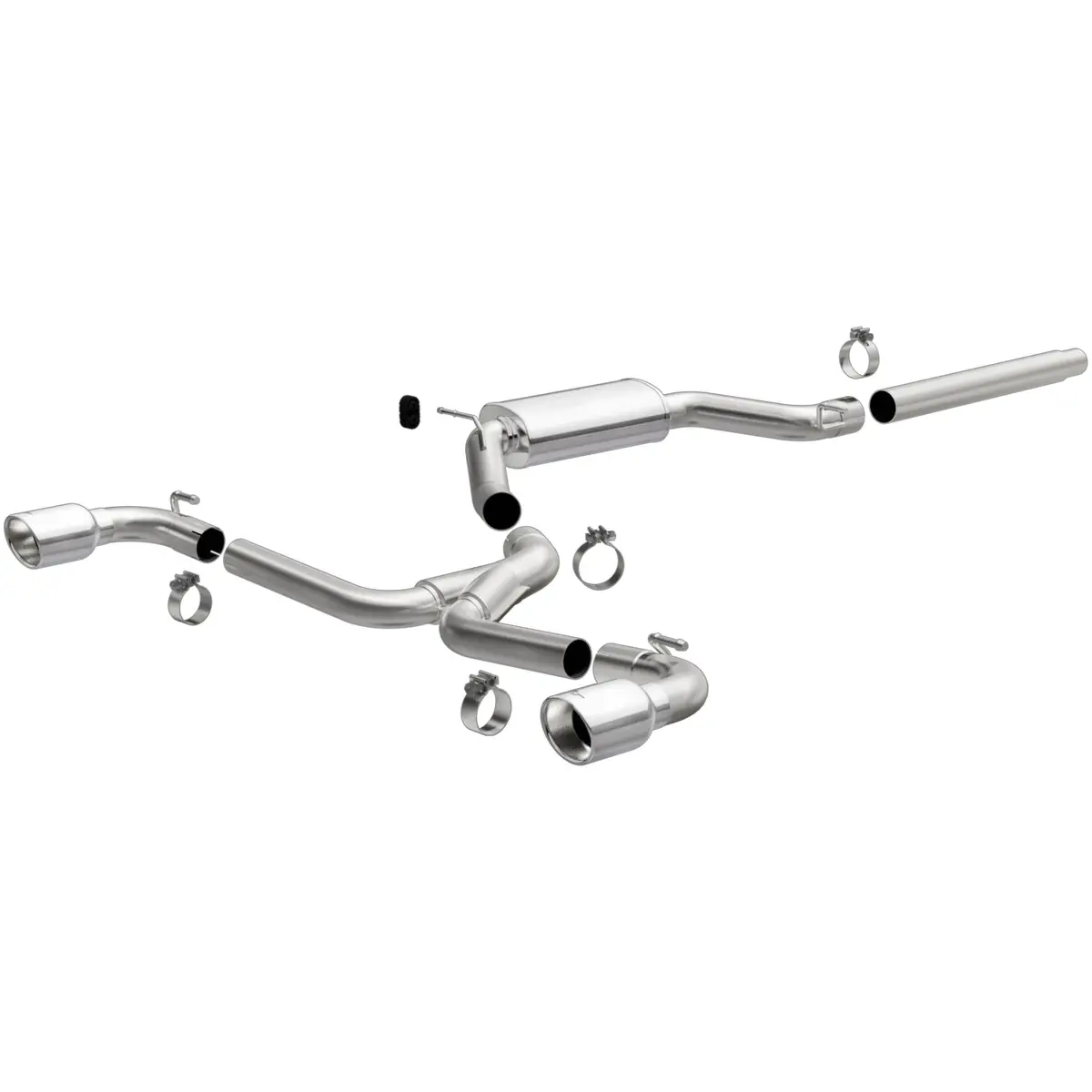 Magnaflow 2018-2021 Volkswagen Gti Touring Series Cat-Back Performance Exhaust System 1