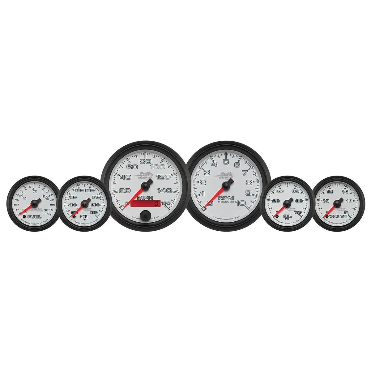 6 Piece Bagger Kit 160 Mph/0-10000 Rpm/100 Psi/140-280 Fahrenheit/8-18V/280Oe-0Of White Pro-Cycle 1