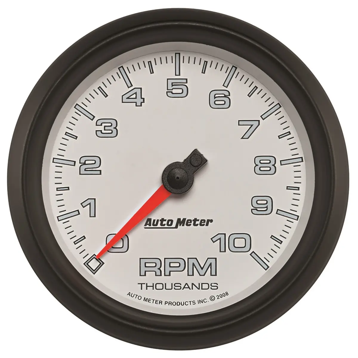 3-3/8 In. Tachometer 0-10000 Rpm White Pro-Cycle 1