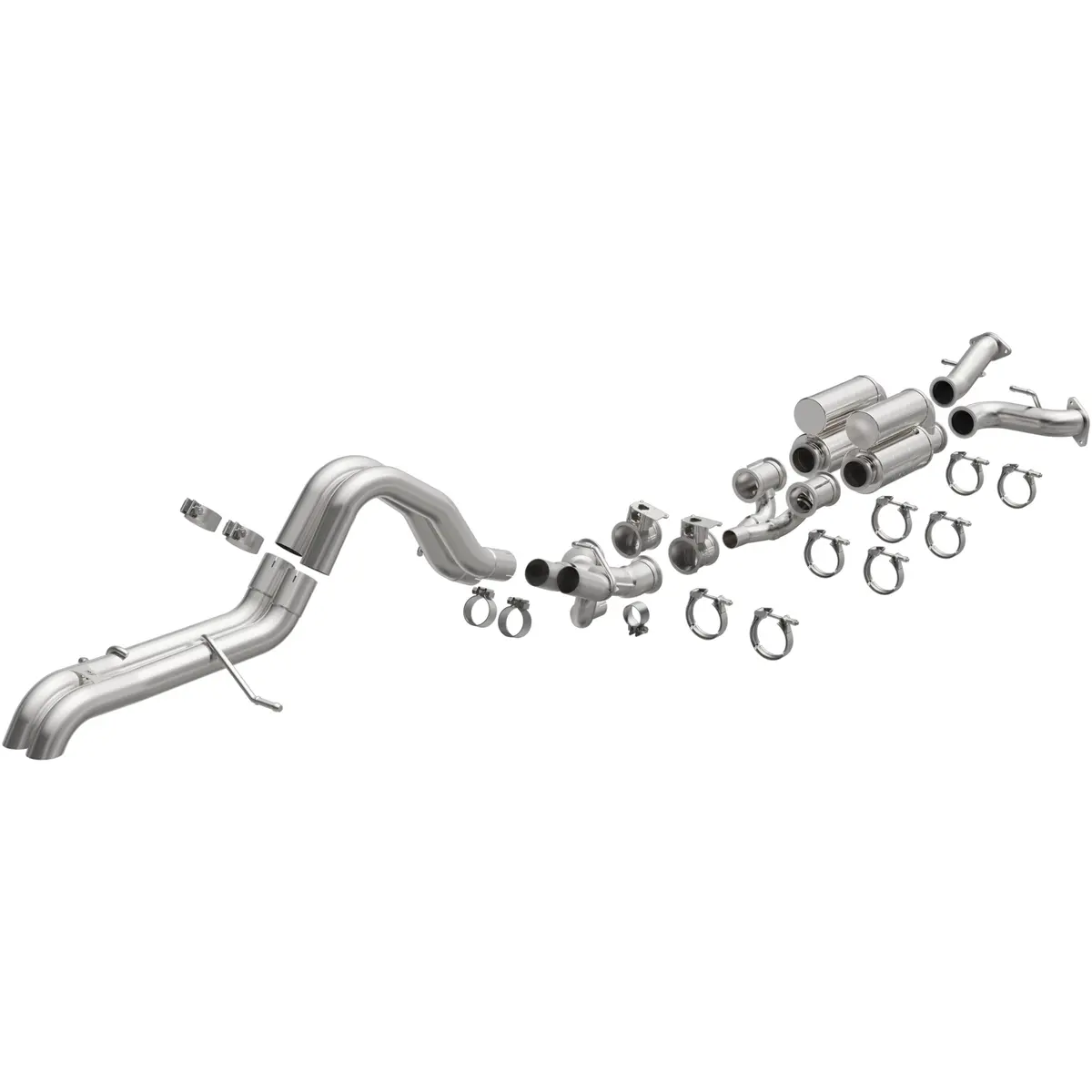 Magnaflow 2022-2024 Ford Bronco Overland Series Cat-Back Performance Exhaust System 1