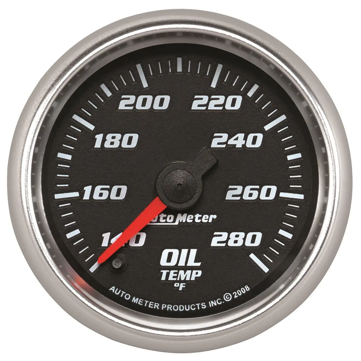 2-1/16 In. Oil Temperature 140-280 Fahrenheit Black Pro-Cycle 1