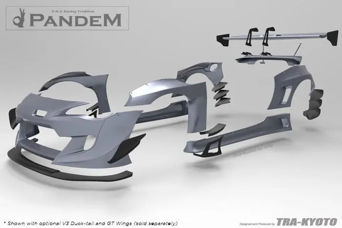 Greddy Pandem V3 Aero / Toyota 86 / Scion Fr-S / Subaru Brz Aero Kit Without Wings 1