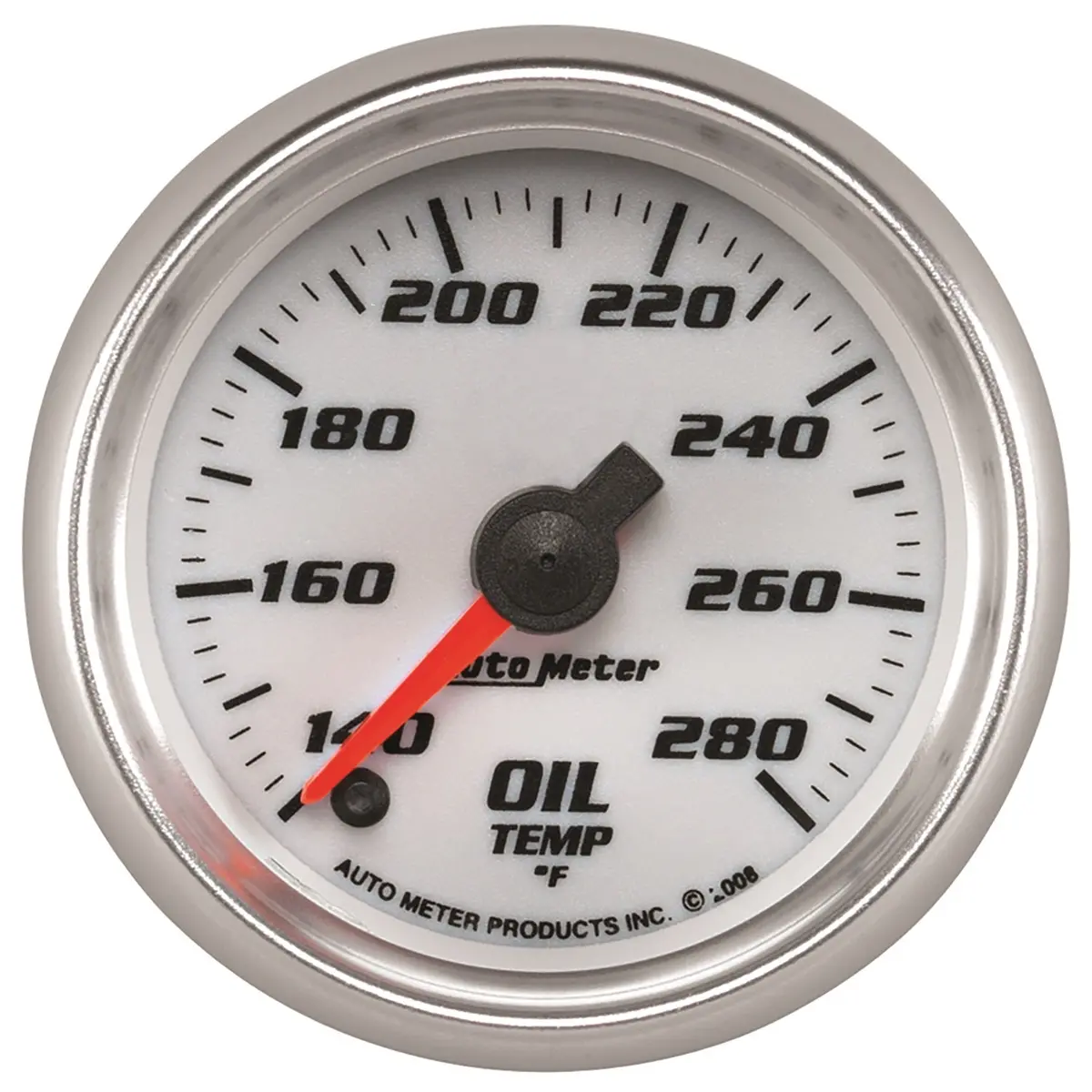 2-1/16 In. Oil Temperature 140-280 Fahrenheit White Pro-Cycle 1