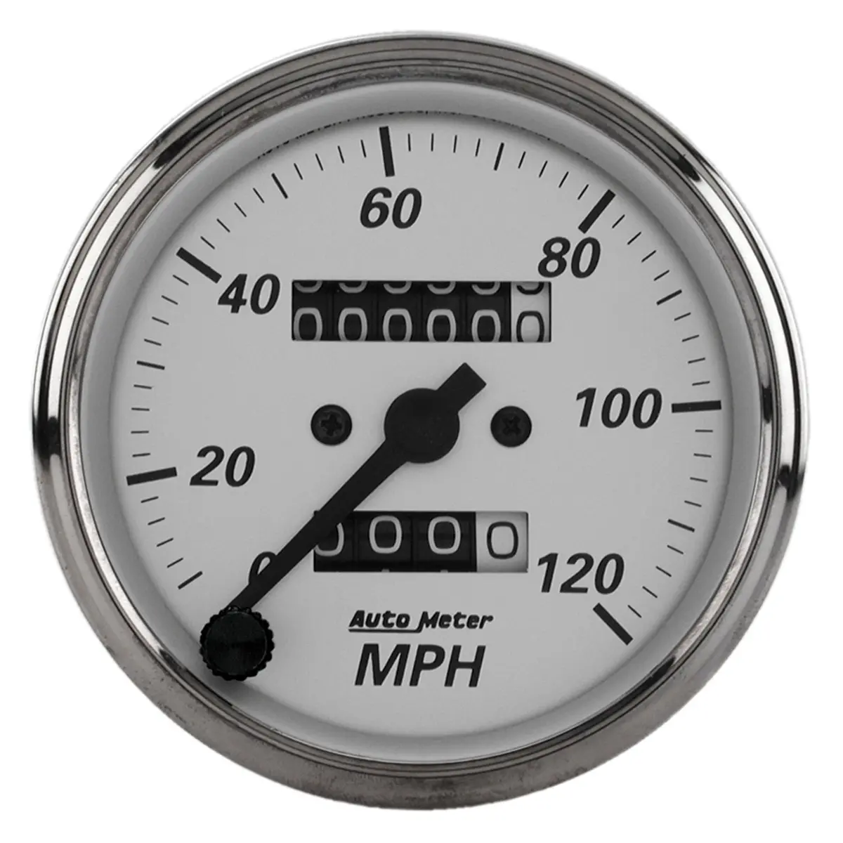 3-1/8 In. Speedometer 0-120 Mph American Platinum 1
