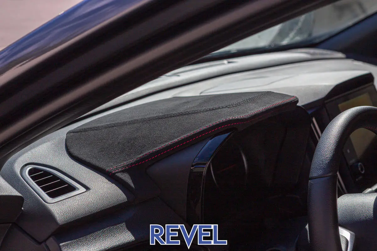 Revel Gt Dry Carbon Center Dash Cover With Alcantara Cover For 22+ Subaru Wrx 1