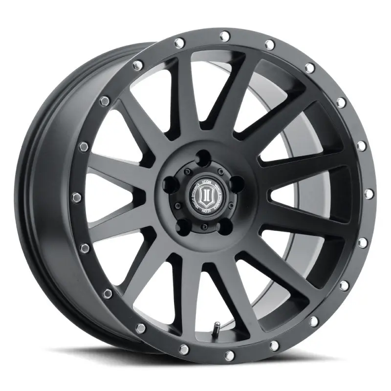 Icon Compression 20X10 6X5.5 -19Mm Offset 4.75Inbs Satin Black Wheel 1