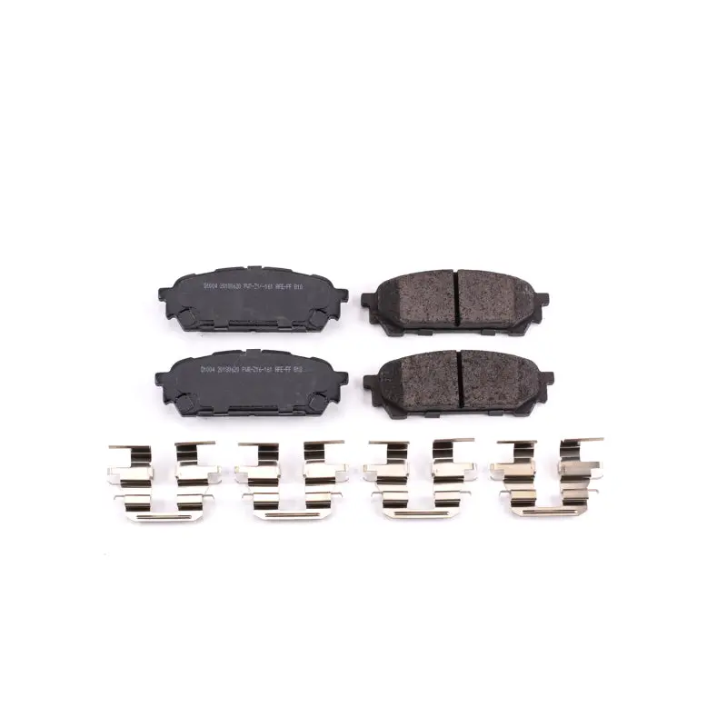 Power Stop 05-06 Saab 9-2X Rear Z17 Evolution Ceramic Brake Pads W/Hardware 1