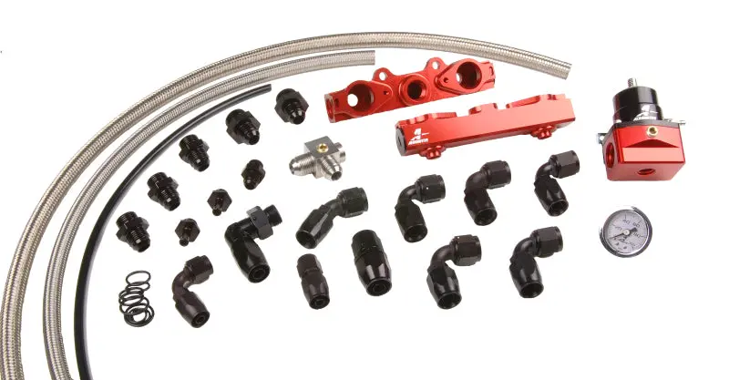 Aeromotive 04-06 2.5L Side Feed Injector Subaru Sti Fuel Rail Kit 1