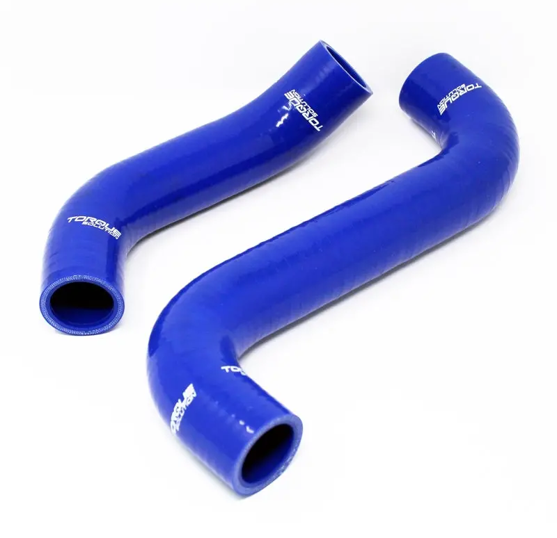 Torque Solution 02-07 Subaru Wrx / 04-07 Sti Silicone Radiator Hose Kit - Blue 1