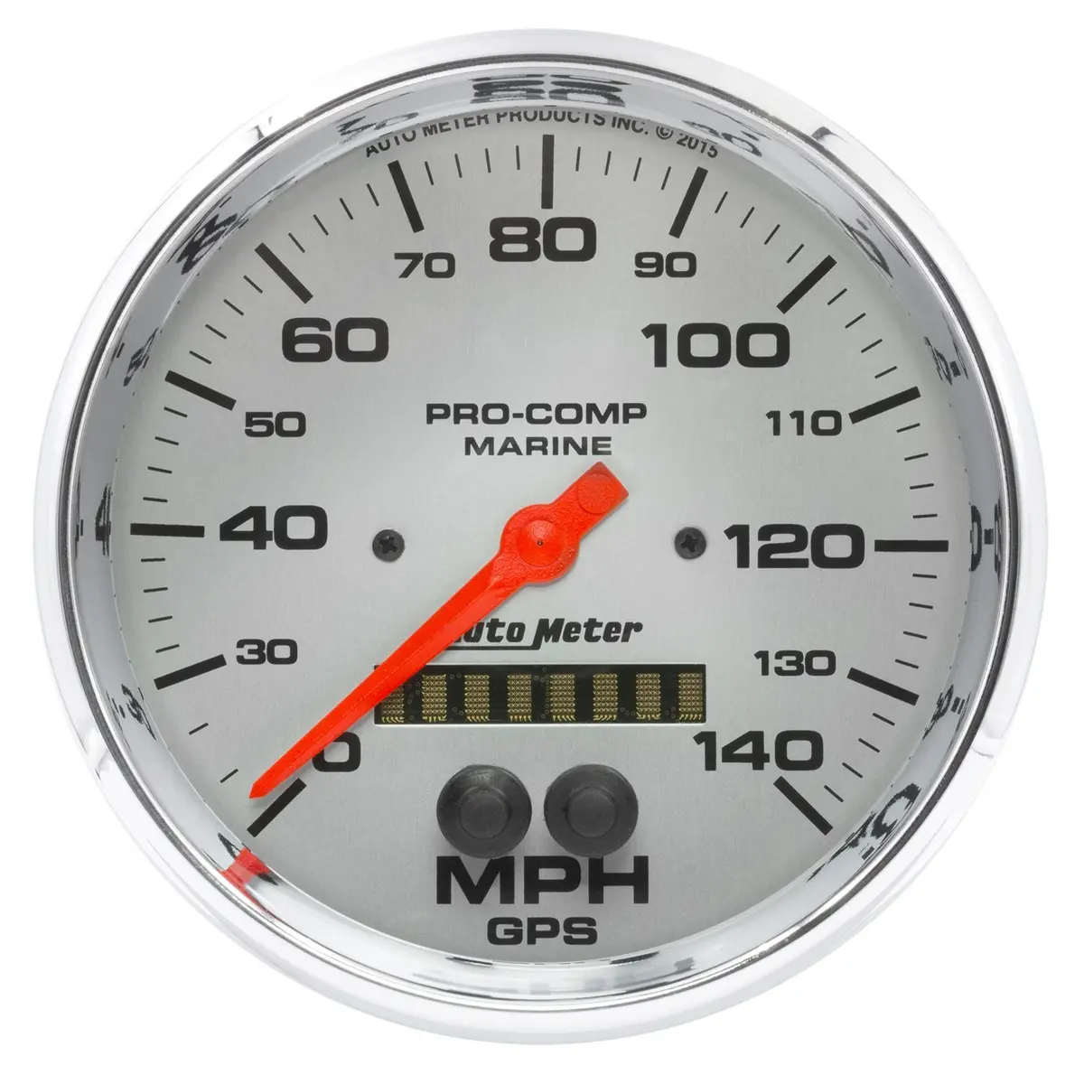5 In. Gps Speedometer 0-140 Mph Marine Chrome Ultra-Lite 1