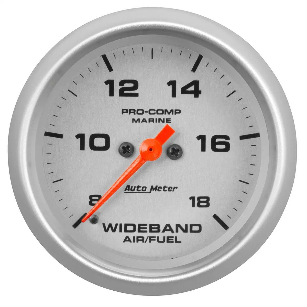 2-5/8 In. Wideband Air/Fuel Ratio Analog 8:1-18:1 Afr Marine Silver 1