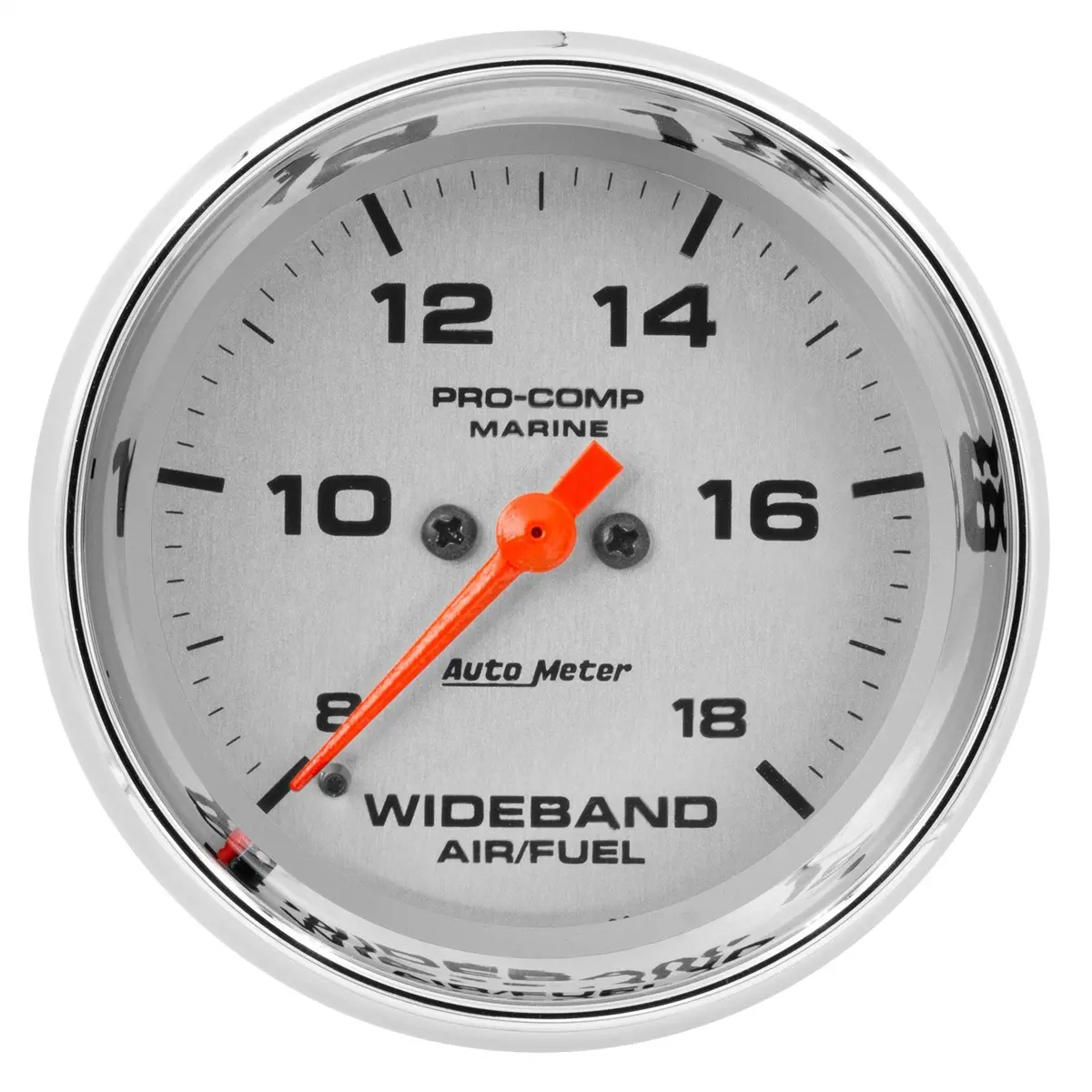 2-5/8 In. Wideband Air/Fuel Ratio Analog 8:1-18:1 Afr Marine Chrome 1