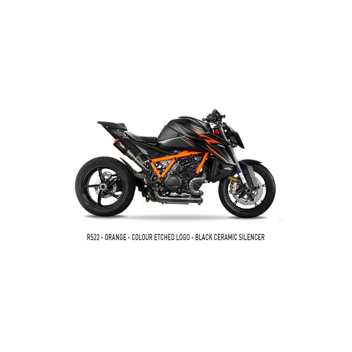 Austin Racing Rs22 Full Exhaust System With Gp1Rs Slip-On Muffler For 2023+ Ktm Super Duke 1390 R 1