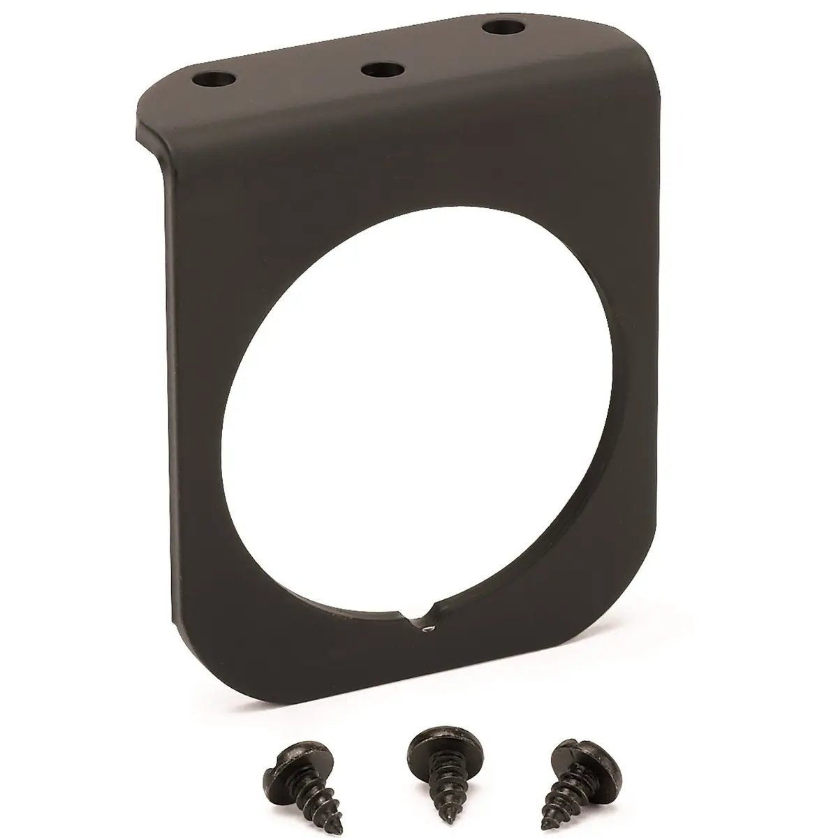Gauge Mounting Panel Single 2-1/16 In.  Black Aluminum 1