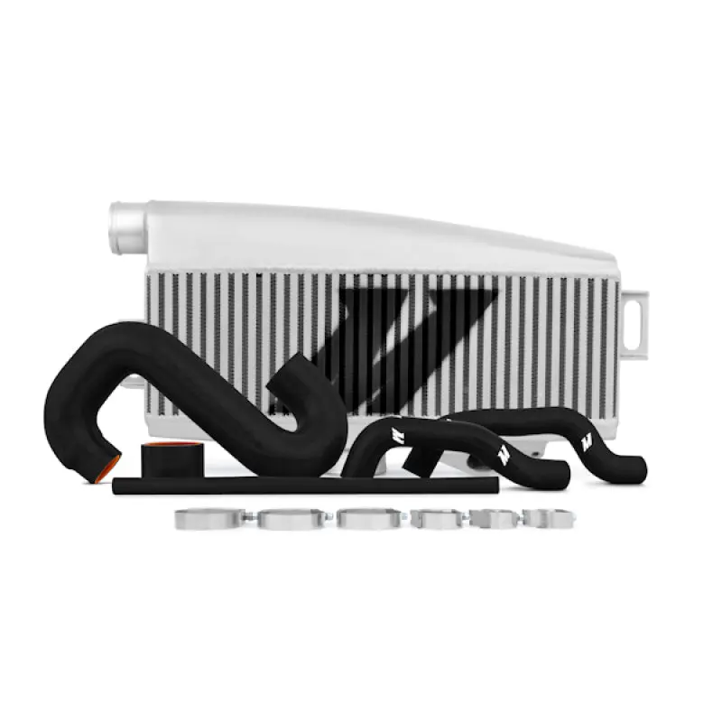 Mishimoto Subaru 02-07 Wrx/04-07 Sti Top-Mount Intercooler Kit - Silver/Black Hoses - Not For Irhd 1