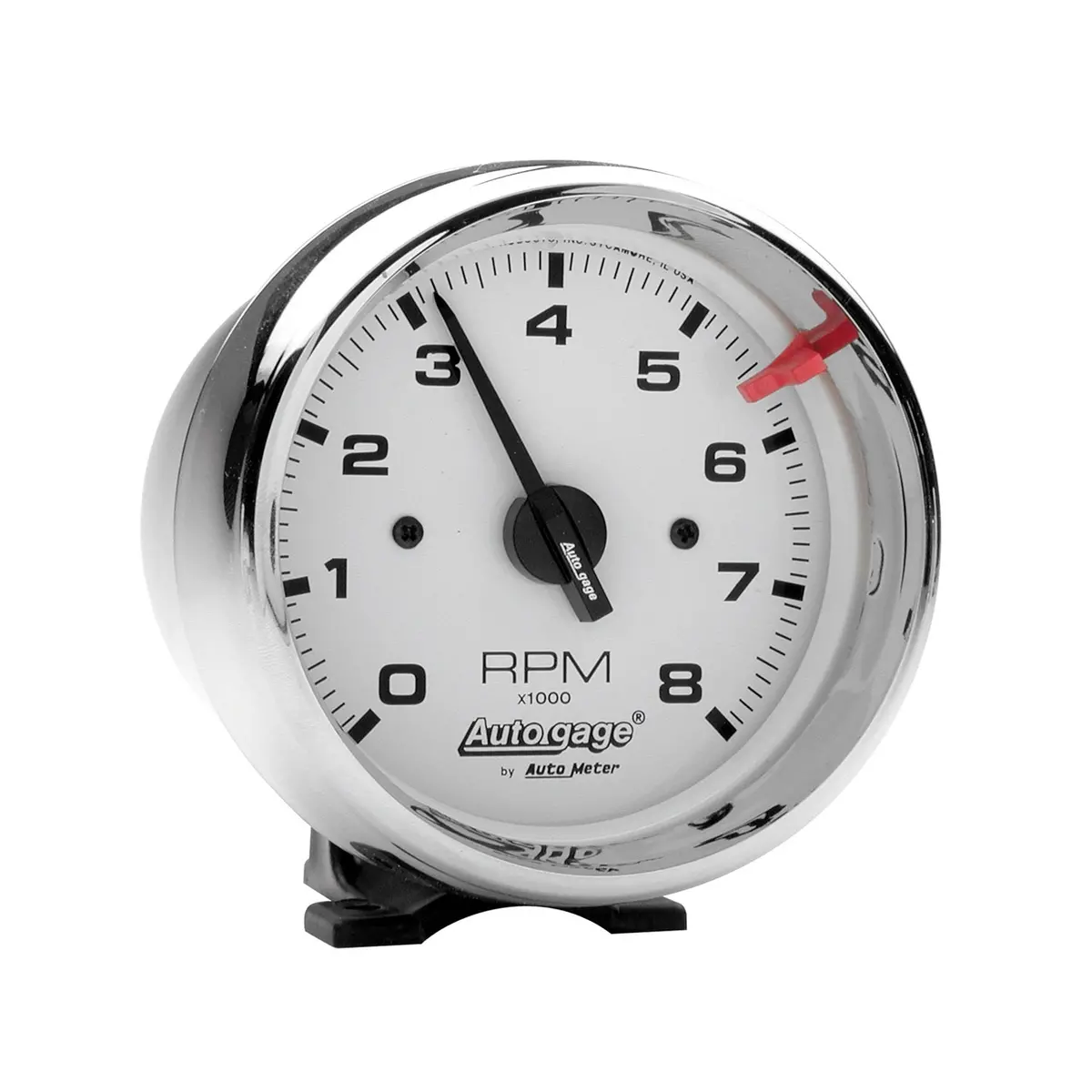 3-3/4 In. Pedestal Tachometer 0-8000 Rpm Auto Gage 1