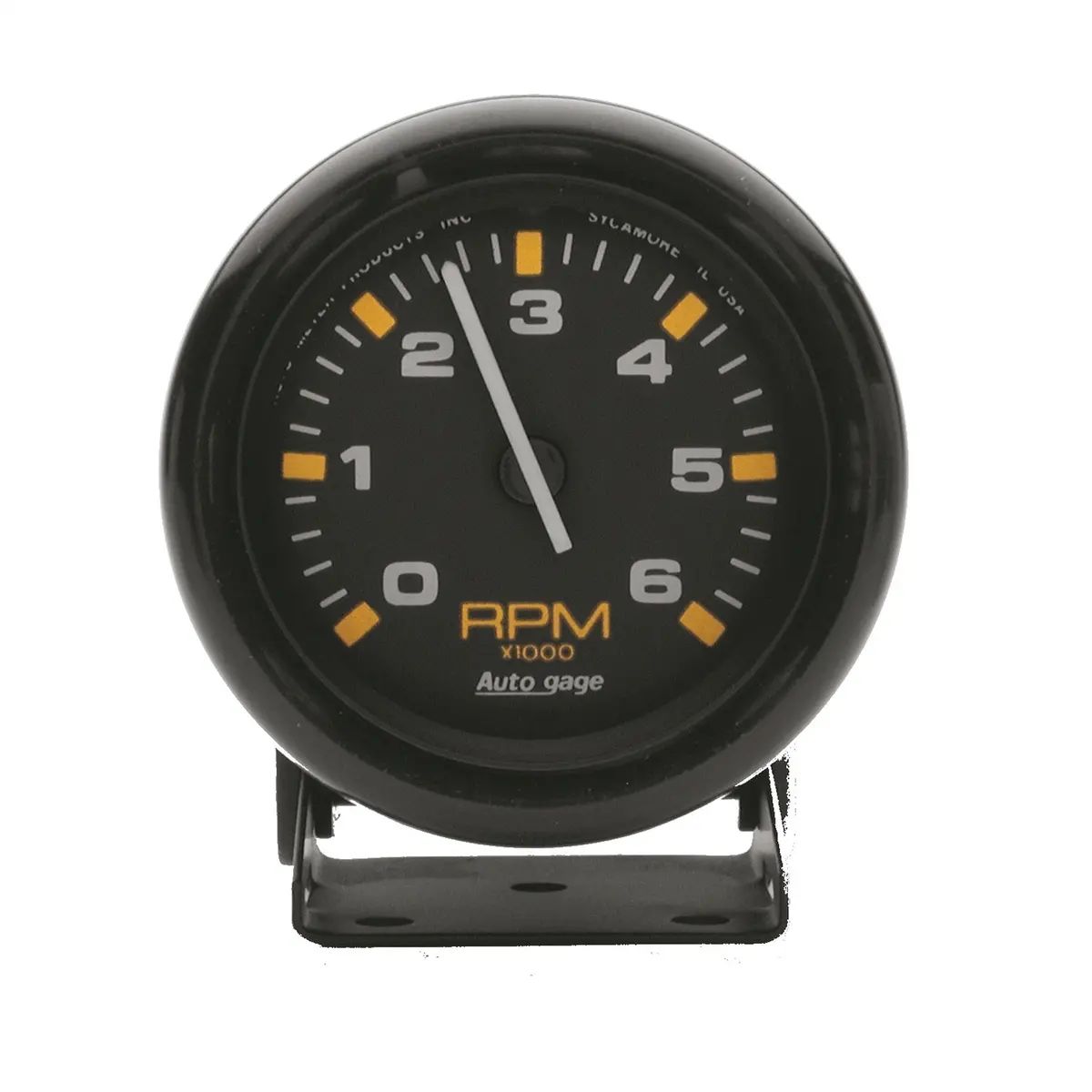 2-3/4 In. Pedestal Tachometer 0-6000 Rpm Auto Gage 1