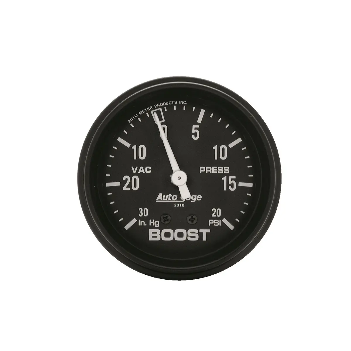 2-5/8 In. Boost/Vacuum 30 In Hg/20 Psi Auto Gage 1