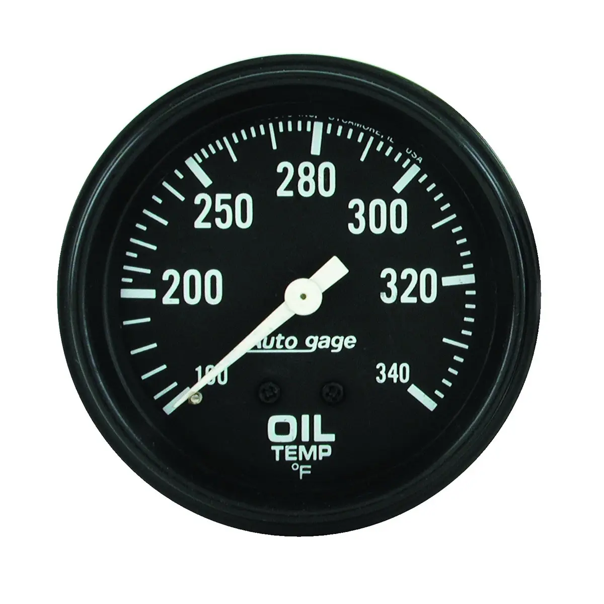 2-5/8 In. Oil Temperature 100-340 Fahrenheit Auto Gage 1