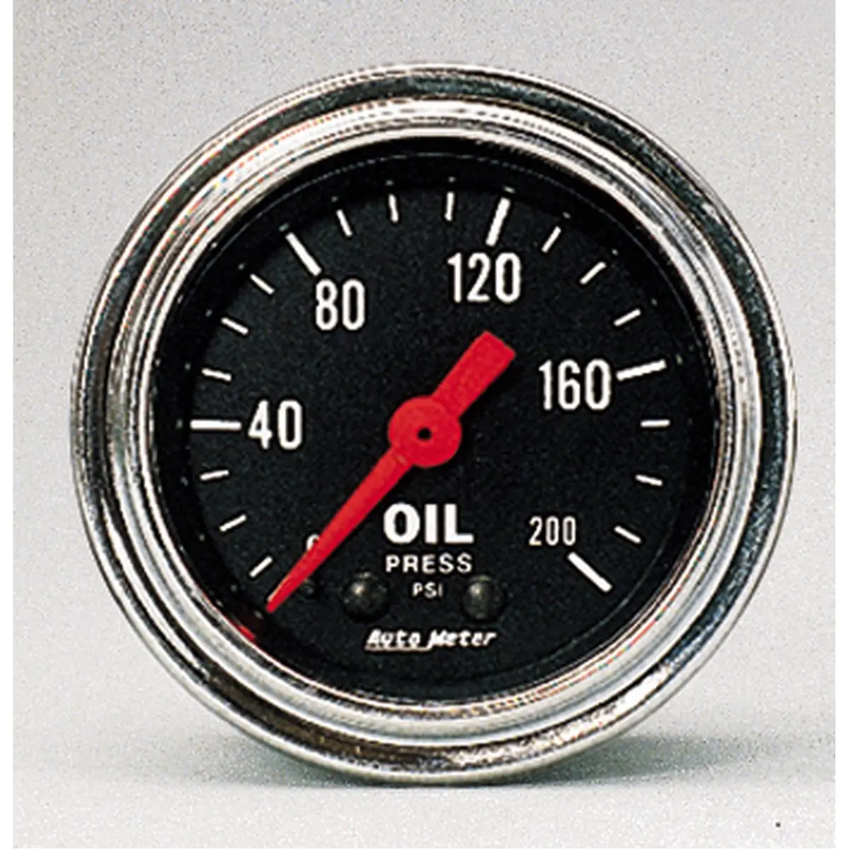 2-1/16 In. Oil Pressure 0-200 Psi Traditional Chrome 1