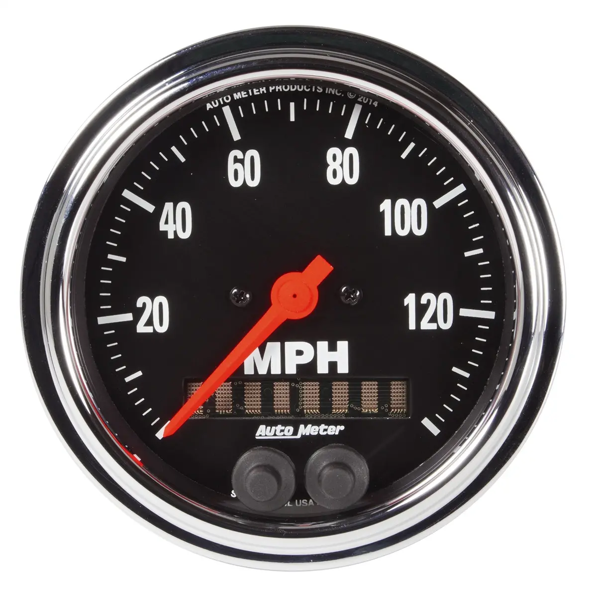 3-3/8 In. Gps Speedometer 0-140 Mph Traditional Chrome 1
