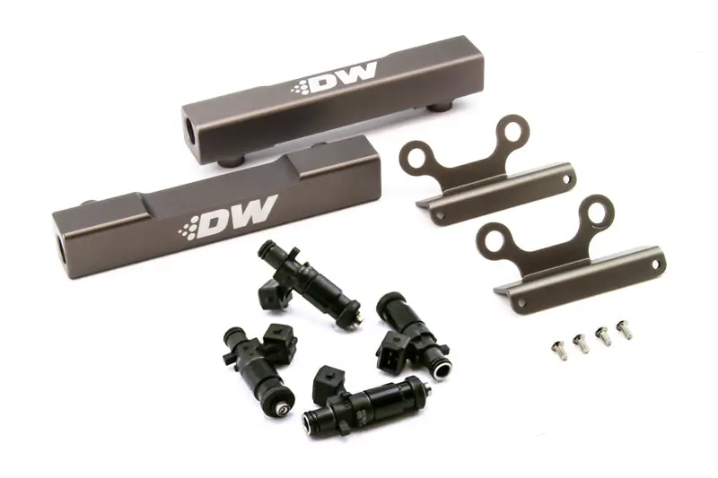 Deatschwerks 02+ Subaru Wrx / 07+ Sti/Lgt Top Feed Fuel Rail Upgrade Kit W/ 1200Cc Injectors 1