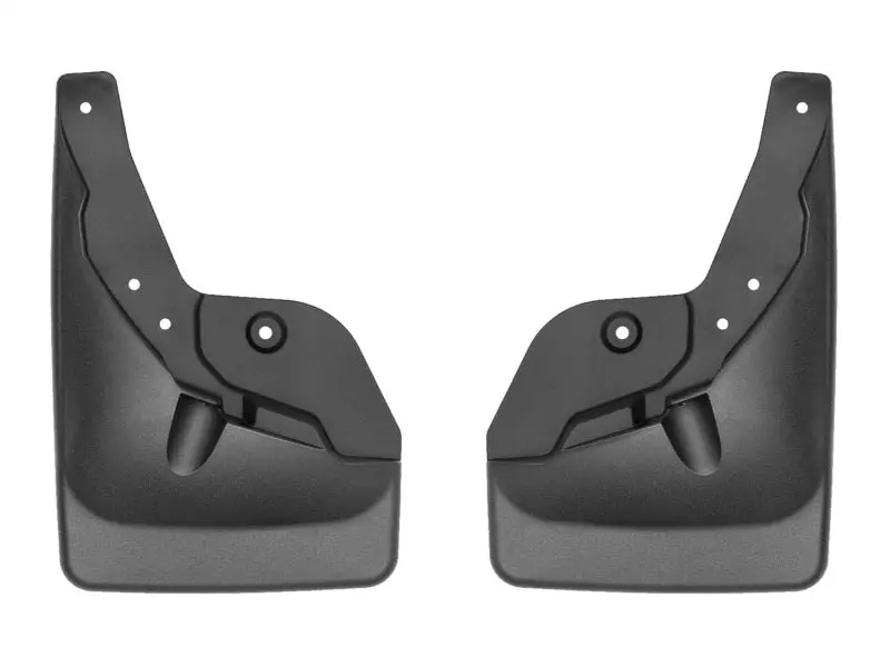 Weathertech 2024 Toyota Tacoma No Drill Front Mudflaps - Black 1